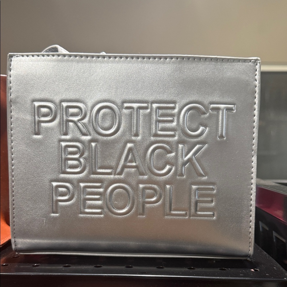 Silver Statement Bag